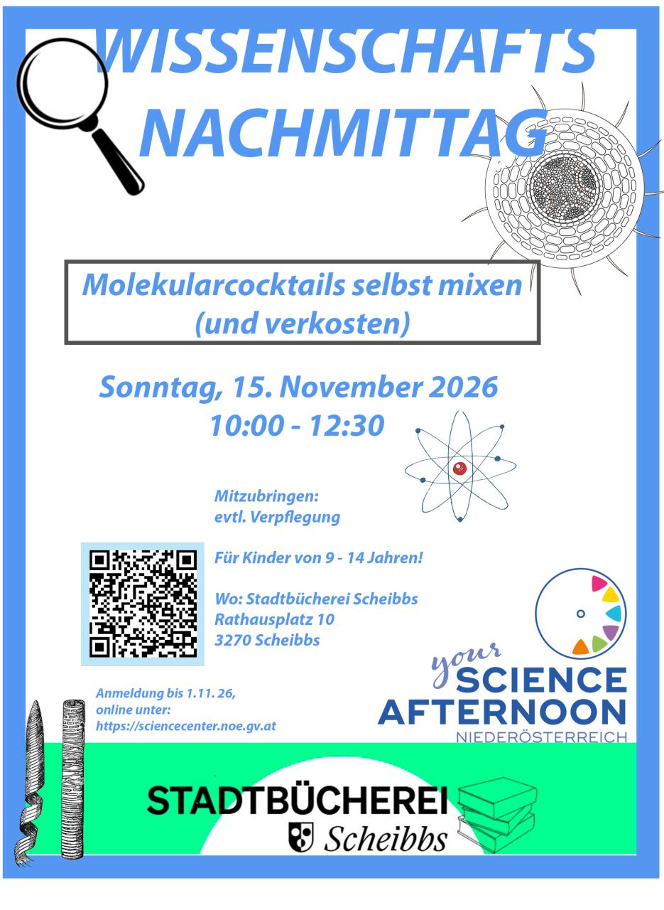 Wissenschaftsnachmittag Molekularcocktail