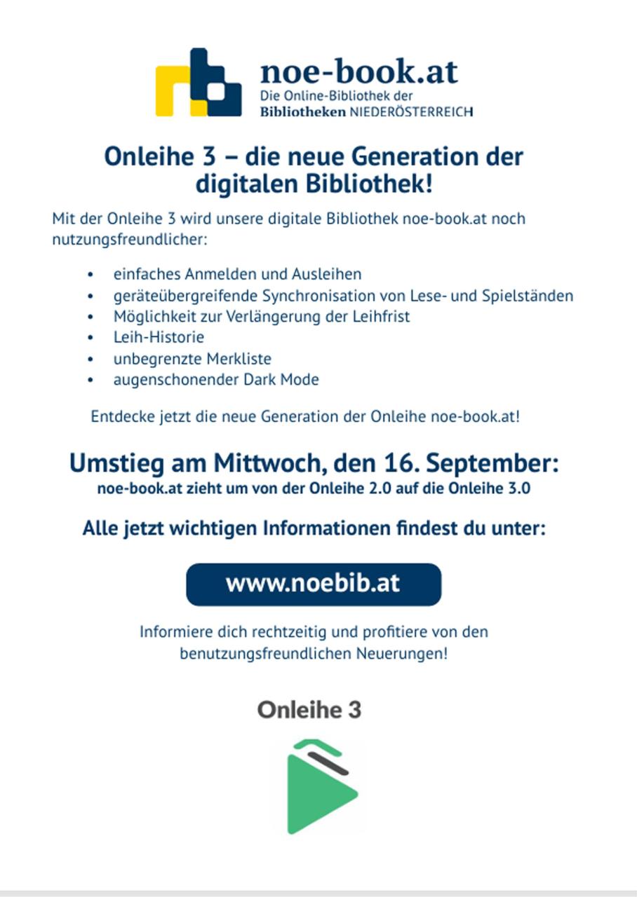 Handzettel für noe-book Onleihe 3.0