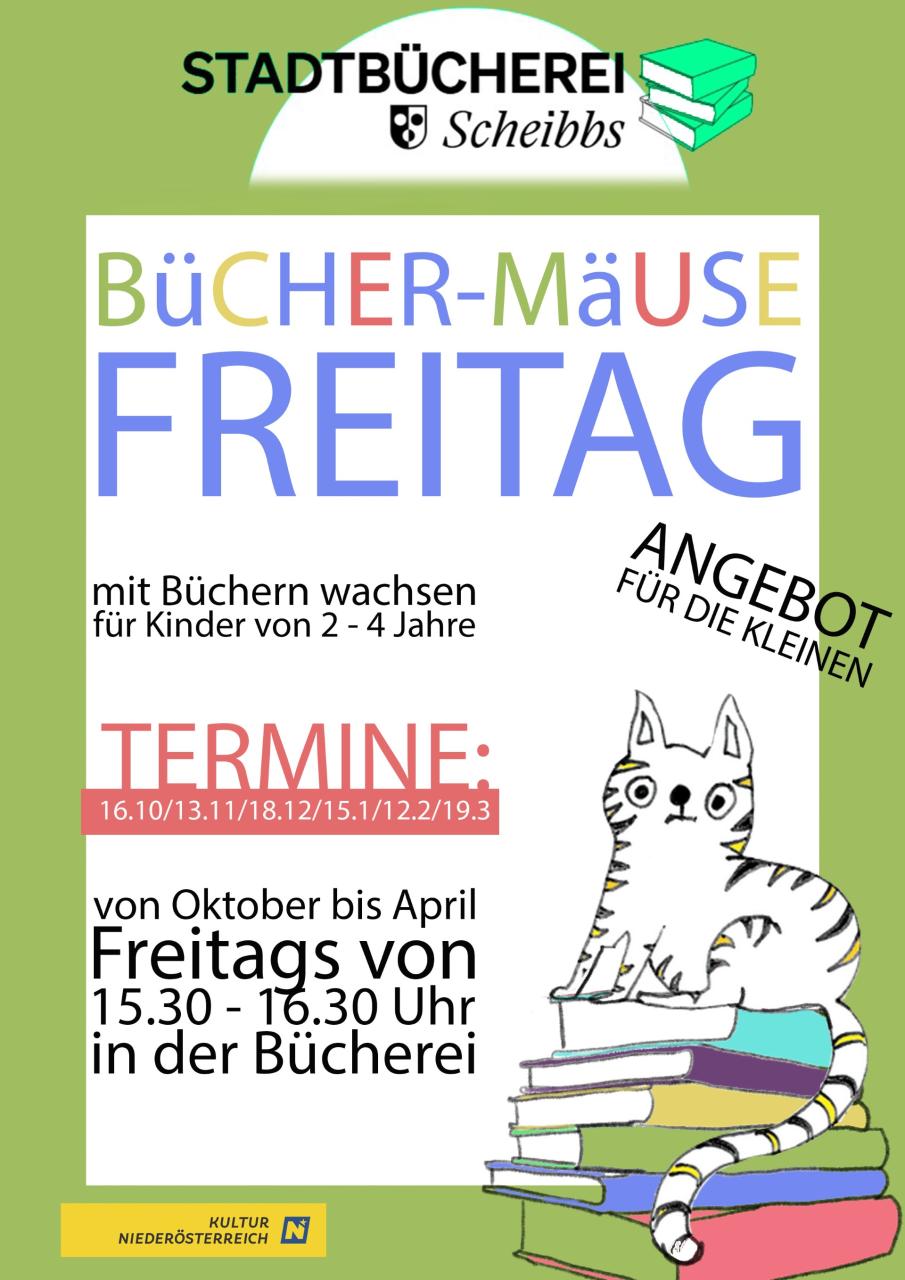 Flyer Büchermäuse 2026/27