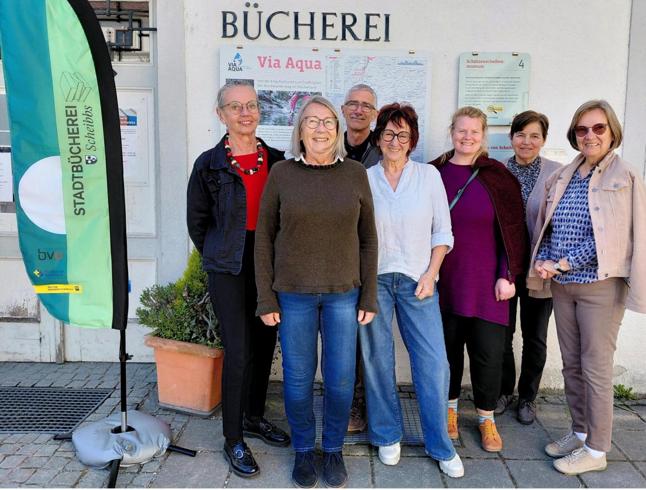 Foto MitarbeiterInnen der Bücherei Scheibbs